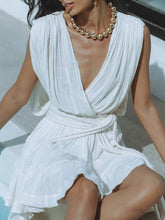Waist Tie Mini Dress